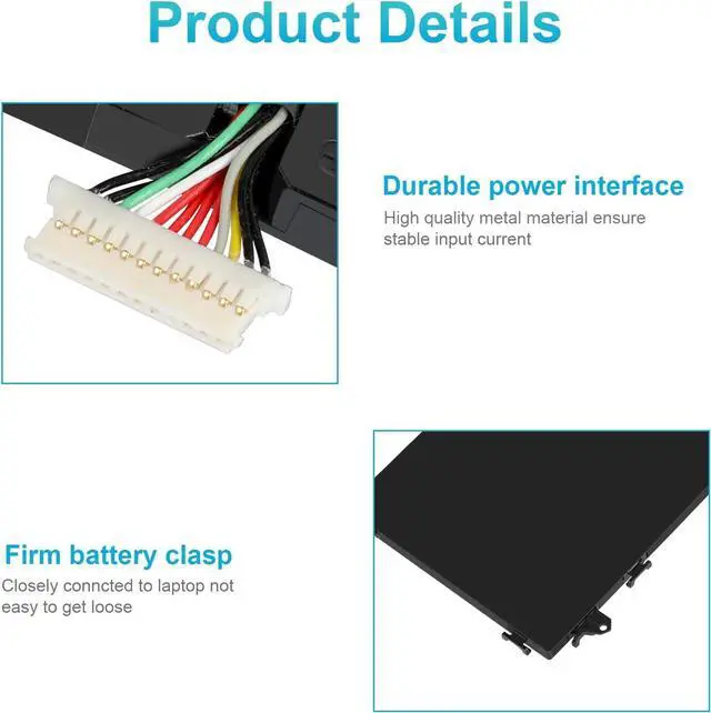Alt view image 2 of 7 - SU06XL L29184-005 Laptop Battery for HP Spectre X360 Convertible 15-df0xxx 15-df1xxx 15-df0013dx 15-df0033dx 15-df1043dx 15-df0069nr 15t-df000 15t-df100 L29048-271 SU0608XL HSTNN-DB8W SU06084XL