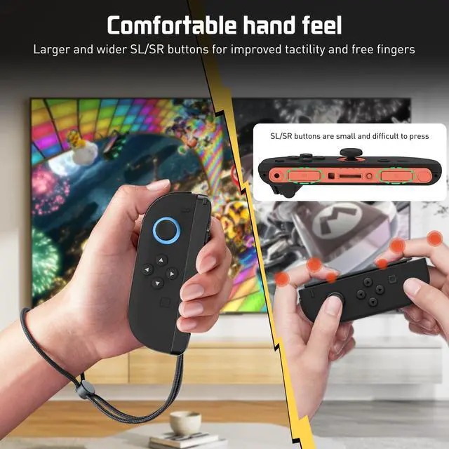Alt view image 5 of 7 - Wrist Strap for Nintendo Switch 2 Joy con, Lanyard Replacement Parts Accessories for JoyCon 2 Controller (2 Pack)