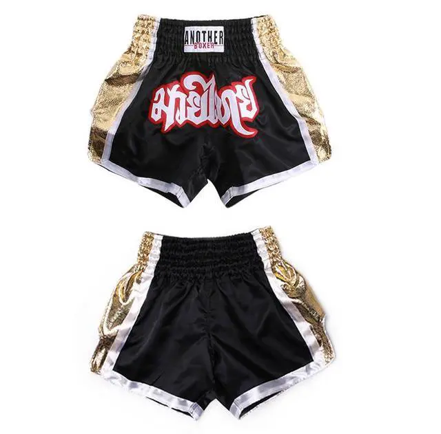 Alt view image 2 of 7 - Boxing Shorts Kickboxing Trunks Gym Shorts Grappling Training Workout for Men and Women S