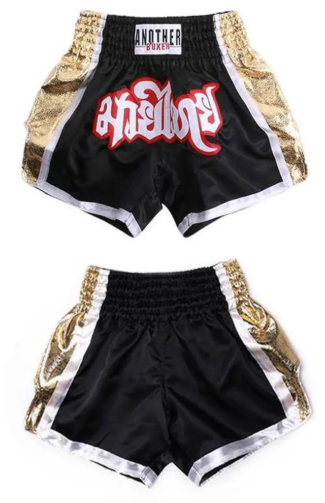 Alt view image 2 of 7 - Boxing Shorts Kickboxing Trunks Gym Shorts Grappling Training Workout for Men and Women 3XL