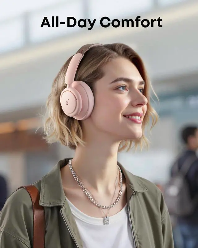 Alt view image 4 of 7 - Life Q30 by Anker, Hybrid Active Noise Cancelling Headphones with Multiple Modes, Hi-Res Sound, Custom EQ via App, 50H Playtime, Comfortable Fit, Bluetooth, Multipoint Connection