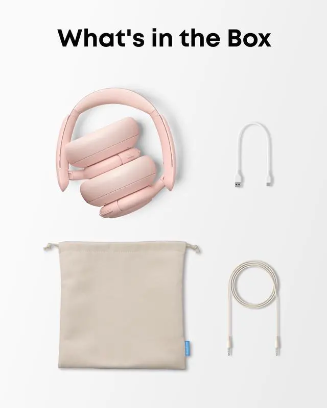 Alt view image 5 of 7 - Life Q30 by Anker, Hybrid Active Noise Cancelling Headphones with Multiple Modes, Hi-Res Sound, Custom EQ via App, 50H Playtime, Comfortable Fit, Bluetooth, Multipoint Connection