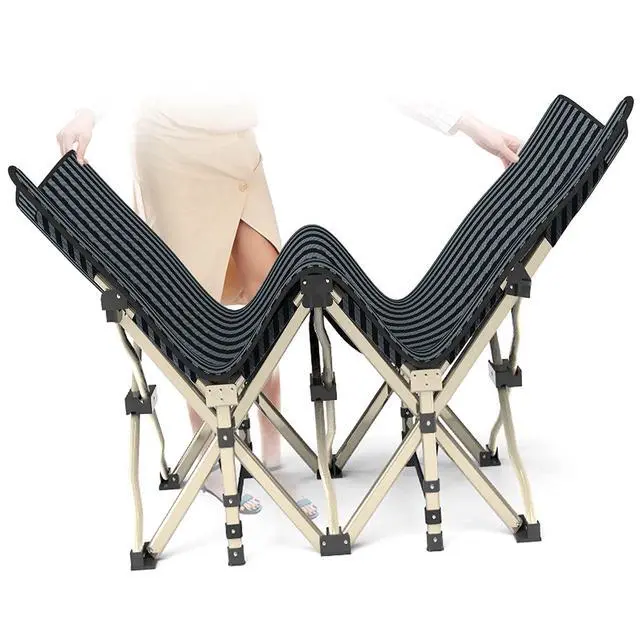 Alt view image 6 of 6 - Camping Cot for Adults Comfortable, Tent Folding Cot for Sleeping, Lightweight Folding Bed with Carry Bag for Kids Supports 450 lbs, Office Na