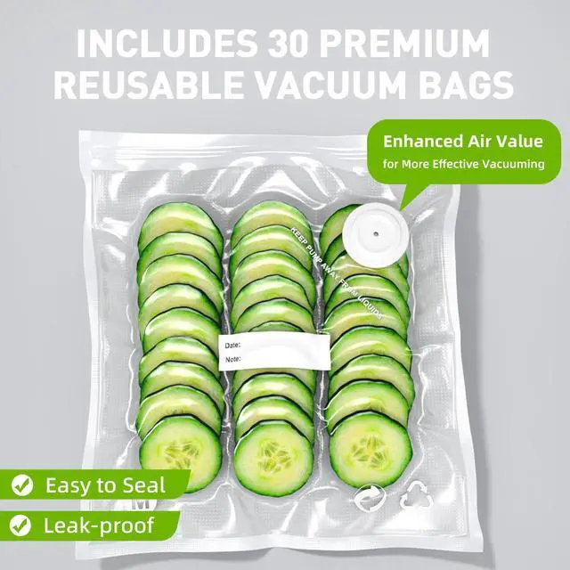 Alt view image 5 of 7 - Handheld Vacuum Sealer for Food Storage: Portable Vacuum Sealing Machine - USB Rechargeable Cordless Food Sealer Saver for 5X Preservation