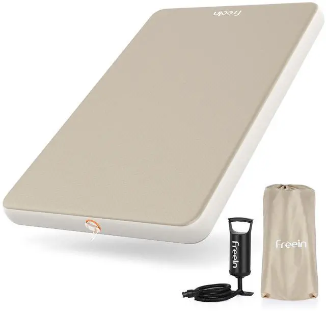 Main image of 4" Drop Stitch Camping Air Mattress, Inflatable Sleeping Pad with Firm 7 PSI Support, Fast Inflation Portable Tent & Car Camping Bed, 76" x 51"