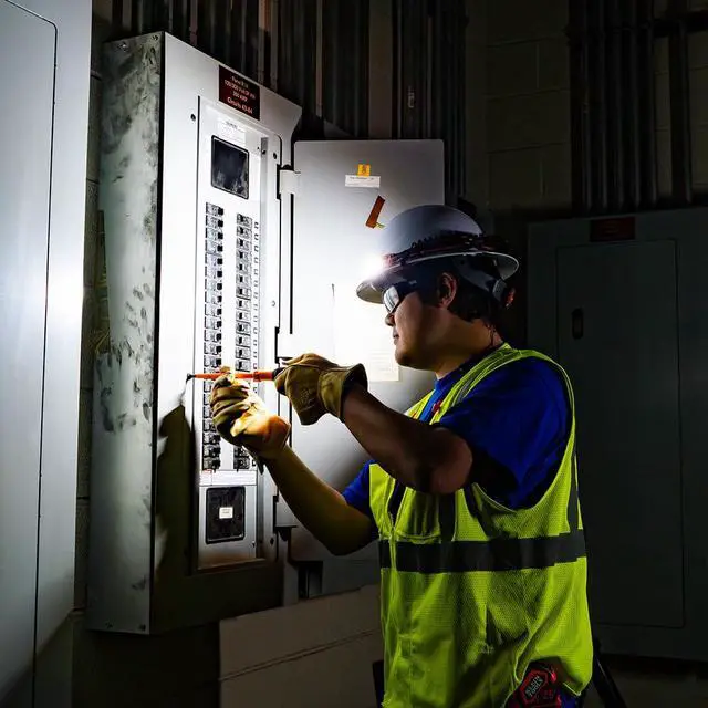 Alt view image 7 of 7 - 56308 Rechargeable Headlamp with Strap, 575 Lumens, Wide-Beam LED, All-On or Direct Focus Modes, for Work and Outdoors