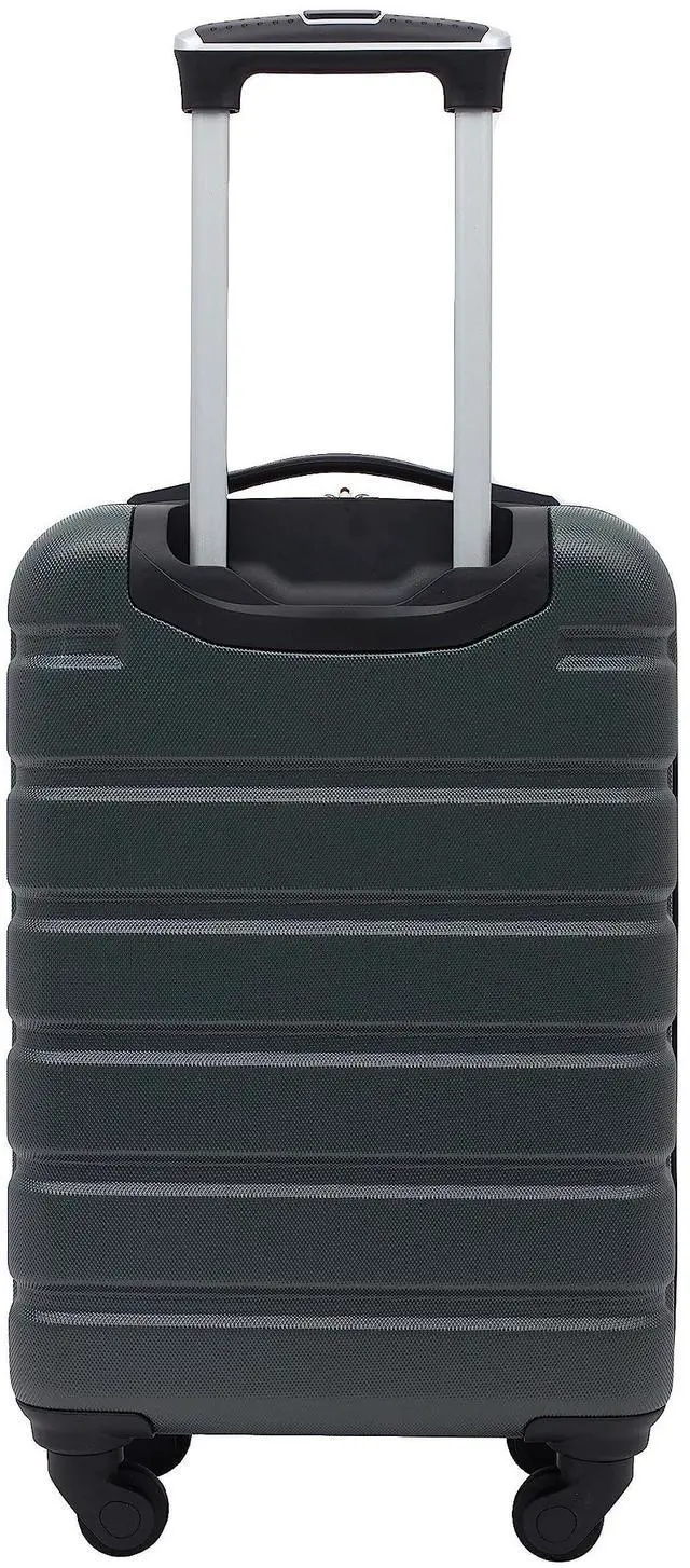 Alt view image 6 of 7 - Wrangler 22" Hardside Spinner Carry-On Luggage, Olive