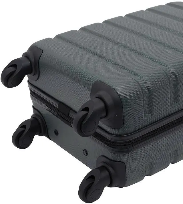 Alt view image 4 of 7 - Wrangler 22" Hardside Spinner Carry-On Luggage, Olive