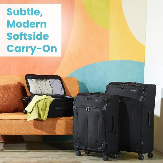 Alt view image 2 of 6 - 4 KIX 2.0 Expandable Softside Luggage with Spinner Wheels, 20 SPINNER, BLACK