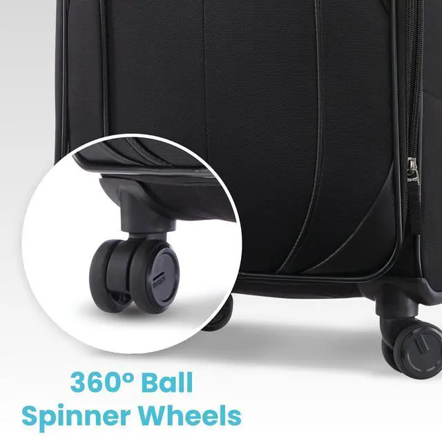 Alt view image 5 of 6 - 4 KIX 2.0 Expandable Softside Luggage with Spinner Wheels, 20 SPINNER, BLACK
