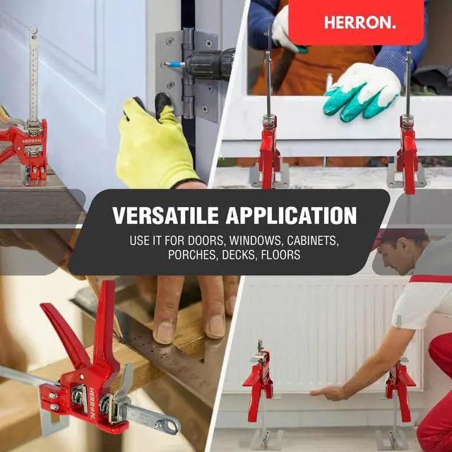 Main image of 2-Pack Hand Lifting Tool Cabinet Lifter, Labor Saving Arm with Measuring Scale, 440 lbs Load Capacity, 6 in Lift Height, Furniture Lifter, Quick Lift Tool, Construction Jack