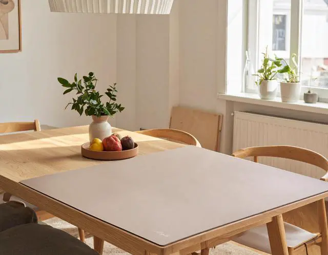 Main image of Table Craft Mat to Protect Dining Table, Craft Mess mat 38"x39.4" Great for Childrens Crafts and Play Protect Your Furniture from Spills and Mess Easy to Clean, Heat Resistant (Clay, 38" 39.4")'