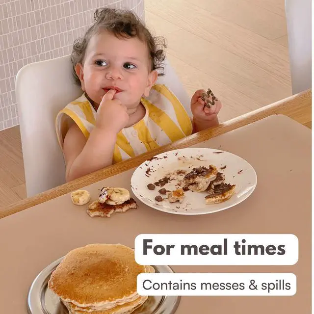 Alt view image 3 of 7 - Table Craft Mat to Protect Dining Table, Craft Mess mat 38"x39.4" Great for Childrens Crafts and Play Protect Your Furniture from Spills and Mess Easy to Clean, Heat Resistant (Clay, 38" 39.4")'