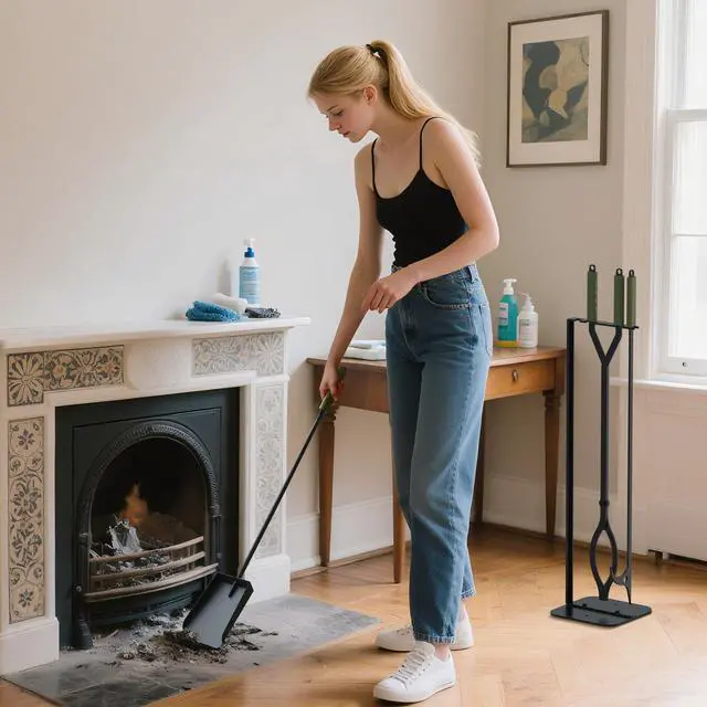 Alt view image 6 of 7 - Stanbroil 3Pcs Fire Pit Tools Set, 40" Fire Poker and Fire Log Tongs Shovel, Wrought Iron Large Fireplace Tools Set with Metal Base and Rubber Handle for Campfire Bonfire