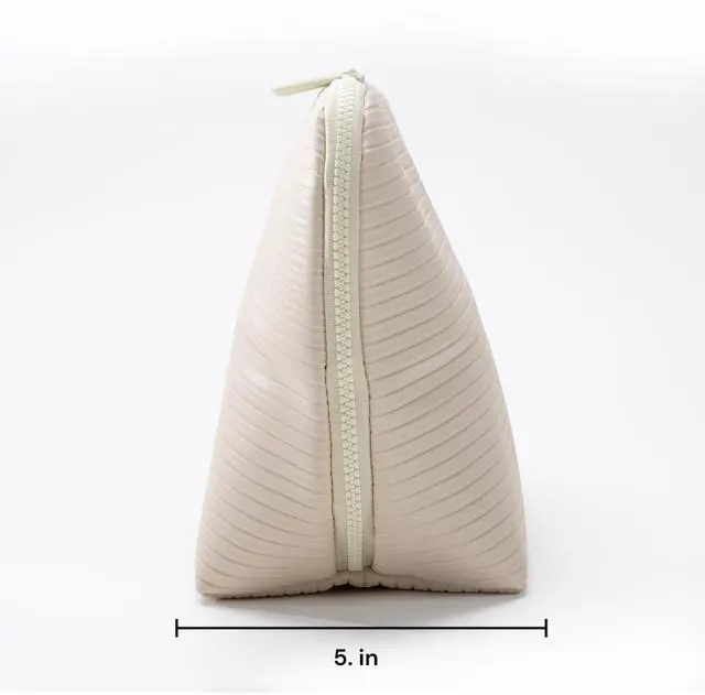 Alt view image 6 of 7 - THE VERTI-Vertical Waterproof Makeup & Toiletry Bag | 23-Pocket Organizer with Upright, Fold-Down Design for Skincare, Toiletries & Essentials (Shell)