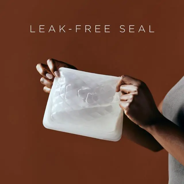 Alt view image 2 of 7 - Stasher Silicone Reusable Makeup Bags, 3-Pack, Travel Essentials, Makeup Bag Organizer, Dishwasher & Heat Safe, TSA Friendly Toiletry Bags, Waterproof Bag, BPA Free, Leak-free, Eco Friendly, Taupe