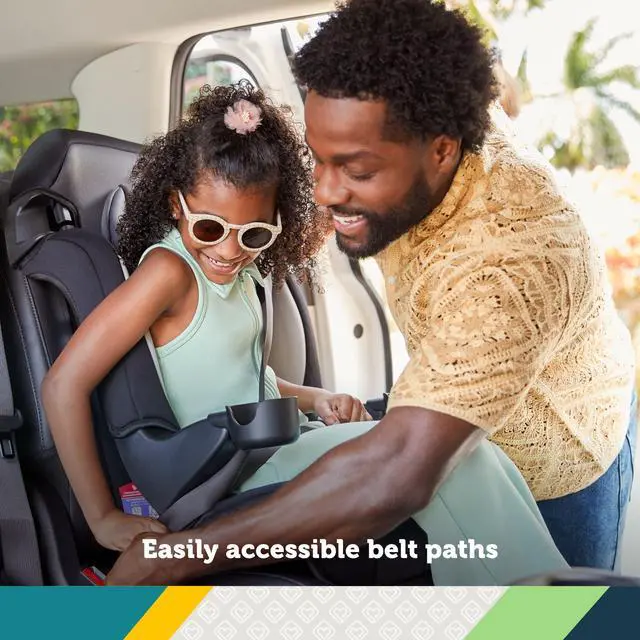 Alt view image 3 of 7 - Safety 1st Grand 2-in-1 Booster Car Seat, Converts from High Back to Belt-Positioning Booster, High Back Seat for Kids 40-65, and Belt-Positioning 40-100 Pounds, Old Soul