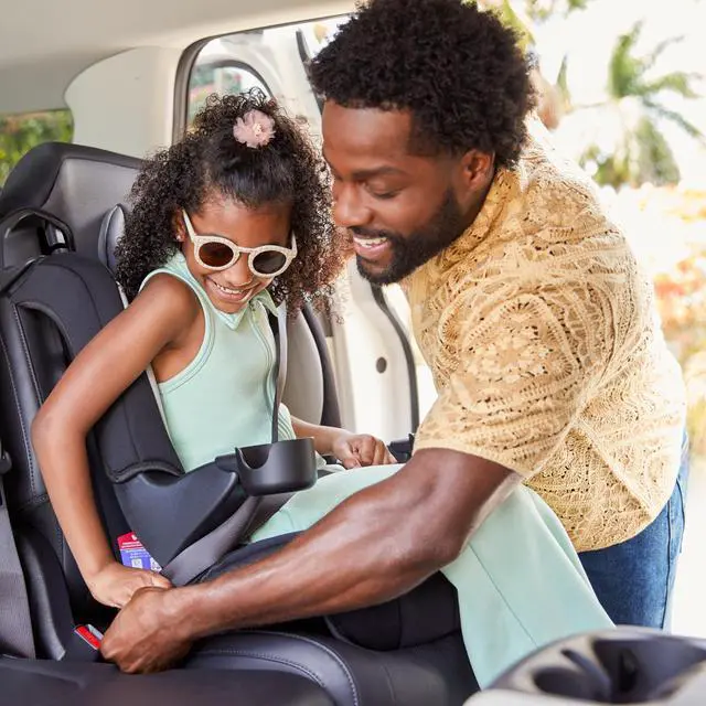 Alt view image 7 of 7 - Safety 1st Grand 2-in-1 Booster Car Seat, Converts from High Back to Belt-Positioning Booster, High Back Seat for Kids 40-65, and Belt-Positioning 40-100 Pounds, Old Soul