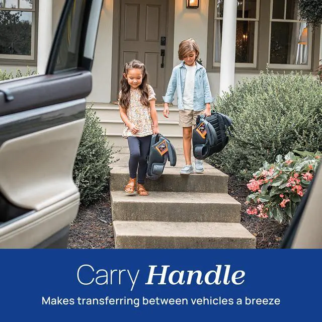 Alt view image 5 of 7 - Chicco GoFit ClearTex Plus Backless Booster Car Seat, Latch Attachment, Quick-Release Latch Removal, Portable Car Booster Seat for Children at Least 4 Years Old and 40-110 lbs, Obsidian/Black