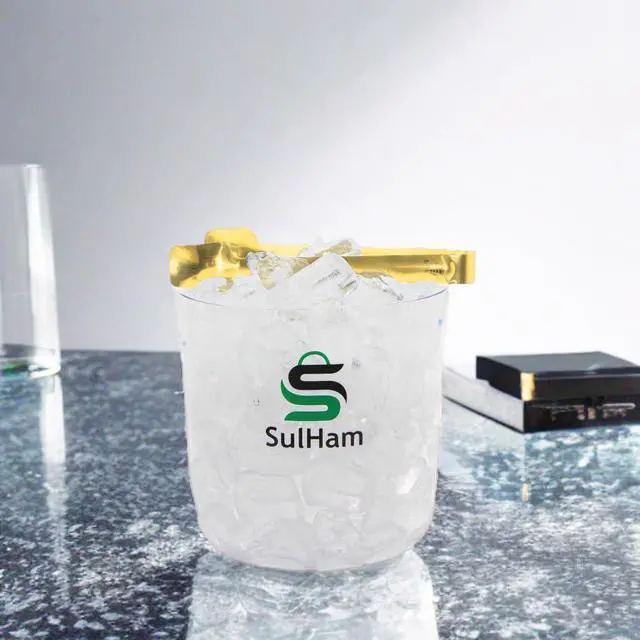 Alt view image 4 of 7 - 3L - Double-walled stainless Steel Ice Bucket with lid, Ice Tong and Inner Bucket for parties, cocktail bars and indoor and outdoor parties