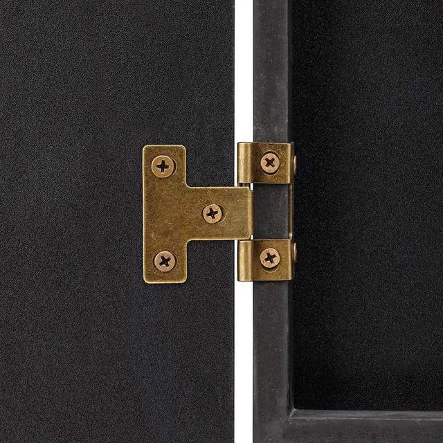 Alt view image 7 of 7 - Viper Hideaway Dartboard Cabinet Set with Steel-Tip Dart Board, Reversible Board with Baseball Game Option, Two Sets of Darts, Chalk Scoreboards, and Matte Black Finish