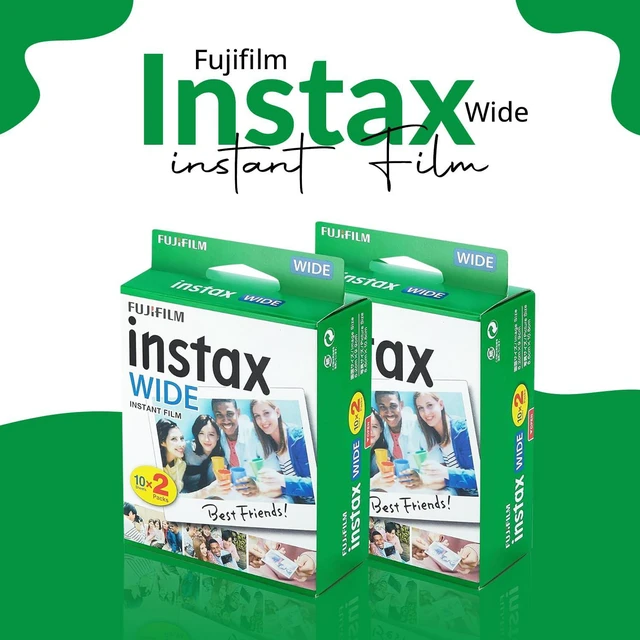Alt view image 2 of 6 - Instax Wide Instant Films for Fuji Instax Wide (40 Exposures) + BluebirdSales Microfiber Cleaning Cloth