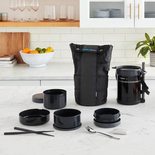 Alt view image 2 of 4 - Zojirushi Classic Bento Vacuum Lunch Jar - Black