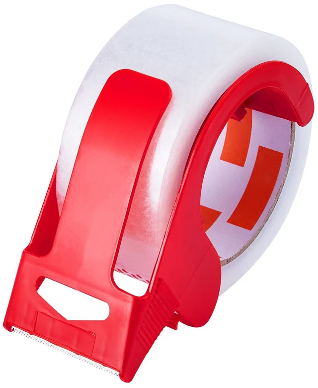 Main image of Clear Packing Tape 6 Rolls 65 Yards Clear Shipping Tape with Dispenser 2.7 Mil