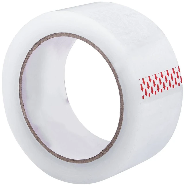 Alt view image 4 of 7 - Clear Packing Tape 6 Rolls 65 Yards Clear Shipping Tape with Dispenser 2.7 Mil