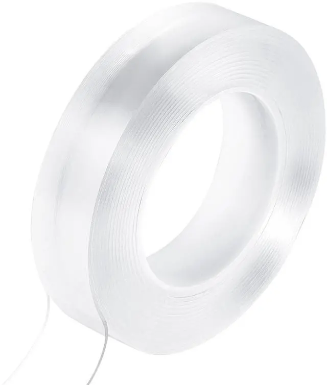 Main image of Double Sided Tape Heavy Duty, 16 ft Nano Mounting Tape(3 Pack), Strong Adhesive & Reusable, Clear Two Sided Wall Tape, Removable Poster Picture Hanging Strips for Home Office Car Outdoor Use
