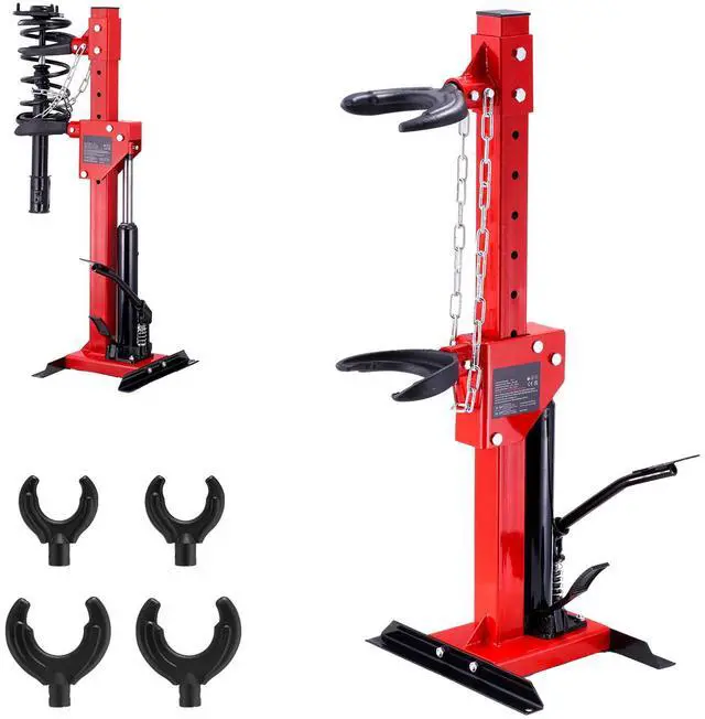 Alt view image 4 of 7 - Strut Spring Compressor, 4.5 Ton/9920 LBS Hydraulic Jack Capacity, 1 Ton Rated Compression Force, Auto Strut Coil Spring Compressor Tool, Hydraulic Spring Compressor for Strut Spring Removing