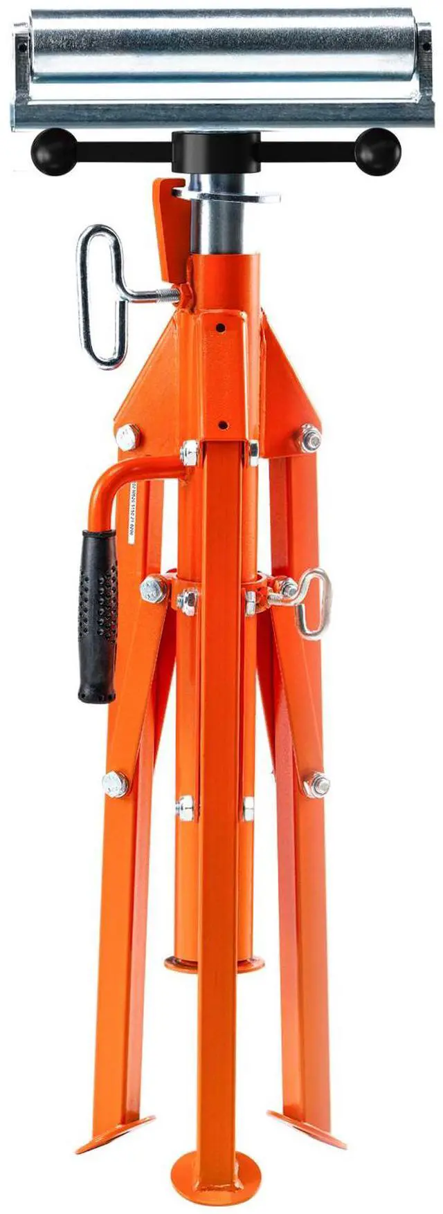 Alt view image 7 of 7 - Roller Stand 2500 LBS Load 27.6"-52" Height Adjustable 45# Steel Foldable
