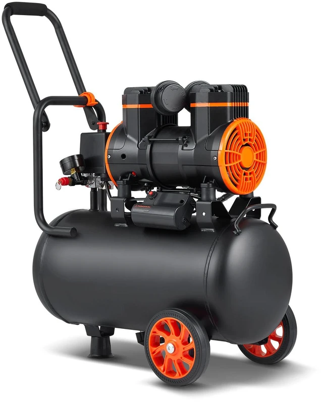 Alt view image 3 of 7 - Air Compressor 6.3 Gallon 1450W 3.35 CFM@ 90PSI with Max. 116PSI Pressure