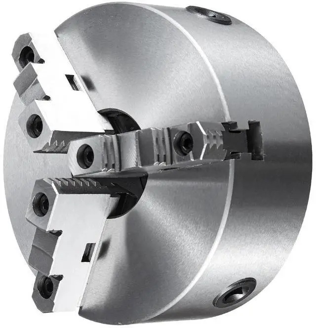Alt view image 3 of 7 - 3-Jaw Lathe Chuck, 8'', Self-Centering Lathe Chuck, 0.16-8 in/4-200 mm Clamping Range with T-key Fixing Screws Hexagon Wrench, for Lathe 3D Printer Machining Center Milling Drilling Machine