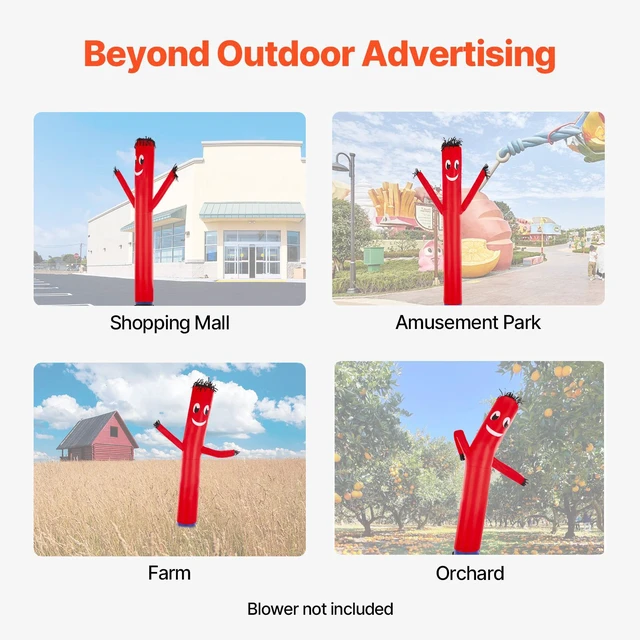 Alt view image 5 of 6 - 20FT Inflatable Advertising Air Wind Tube Wavy Man Dancer (NO Blower)