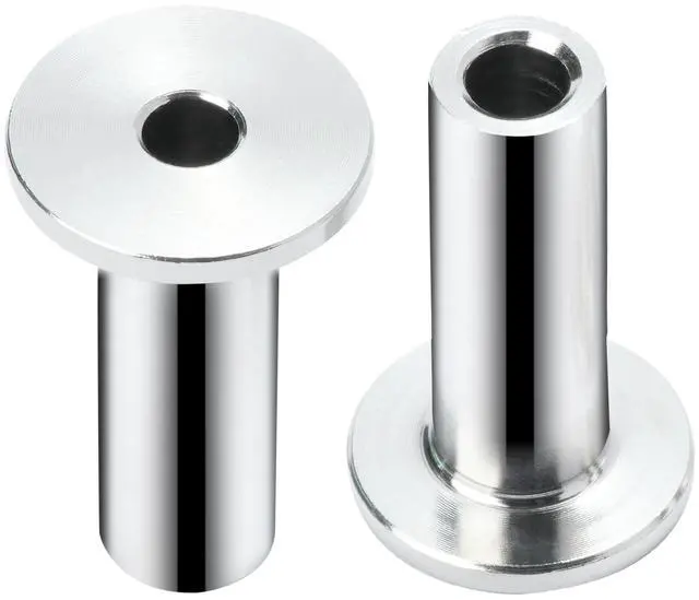 Alt view image 6 of 7 - 121 Pack T316 Stainless Steel Protector Sleeves for 1/8" Wire Rope Cable Railing, DIY Balustrade T316 Marine Grade, Come with A Free Drill Bit, Silver
