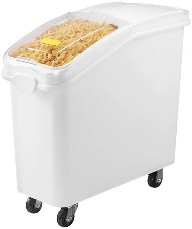 Alt view image 4 of 7 - 21 Gallon Ingredient Bin with Scoop 400 Cup Ingredient Bin with Sliding Lid Commercial Food Storage for Kitchen