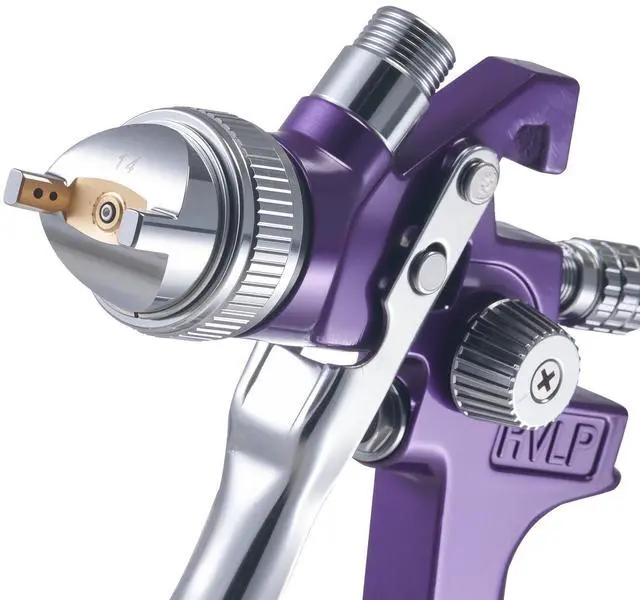 Alt view image 2 of 7 - 3-Piece Air Spray Gun Kit, Professional Auto Paint Spray Gun Set with 3 Nozzles (1/1.4/1.8mm), 3 Cups & Air Regulator, Gravity Feed Automotive Paint Sprayer for Primer, Topcoat & Touch-Up