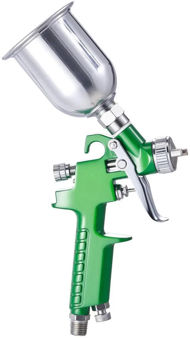 Alt view image 3 of 7 - 3-Piece Air Spray Gun Kit, Professional Auto Paint Spray Gun Set with 3 Nozzles (1/1.4/1.8mm), 3 Cups & Air Regulator, Gravity Feed Automotive Paint Sprayer for Primer, Topcoat & Touch-Up