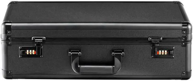 Alt view image 5 of 7 - Graded Card Storage Box, 5 Slots, Graded Sports Cards Holder Carrying Case with Coded Lock Foam Dividers, for 162 PSA Graded Cards 115 BGS Cards 130 SGC Cards 585 Top Loaders or 999+ Loose Cards