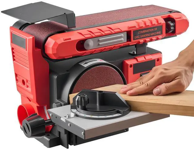 Main image of 6" Disc Sander & 4" x 36" Belt Sander, 400W Professional Belt Disc Sanders Combo with 0 - 45° Adjustable Worktable & Dust Collection Port for Woodworking, Knife Sharpening, DIY Crafting
