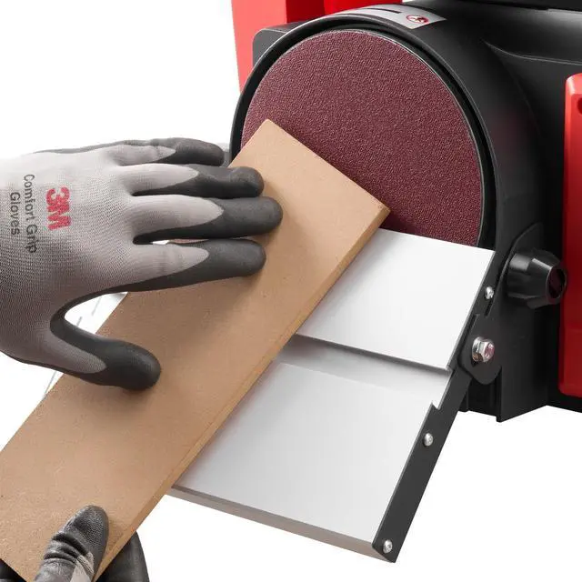 Alt view image 7 of 7 - 6" Disc Sander & 4" x 36" Belt Sander, 400W Professional Belt Disc Sanders Combo with 0 - 45° Adjustable Worktable & Dust Collection Port for Woodworking, Knife Sharpening, DIY Crafting