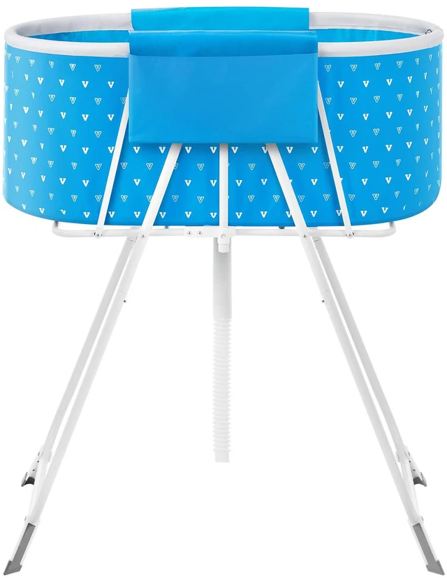 Alt view image 3 of 7 - Foldable Dog Bathtub Elevated Light Blue Bathing Station for Small & Medium Pets
