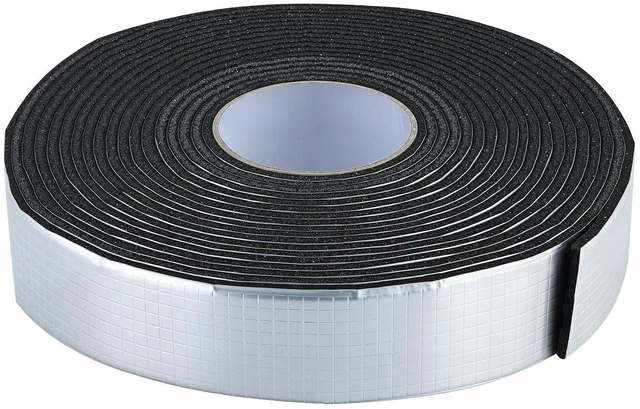 Alt view image 6 of 6 - Pipe Insulation Wrap 32.8FT x 2 in with Aluminum Foil Layer Self-Adhesive