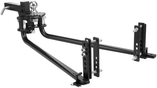 Alt view image 4 of 6 - Weight Distribution Hitch, 8000 lbs Max Towing & 800 lbs Max Tongue, Weight Distributing Hitches Kit with Sway Control Includes 2 in Shank & 2-5/16 in Ball, Load Leveling Hitch for Trailers