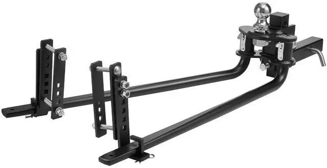 Alt view image 6 of 6 - Weight Distribution Hitch, 8000 lbs Max Towing & 800 lbs Max Tongue, Weight Distributing Hitches Kit with Sway Control Includes 2 in Shank & 2-5/16 in Ball, Load Leveling Hitch for Trailers
