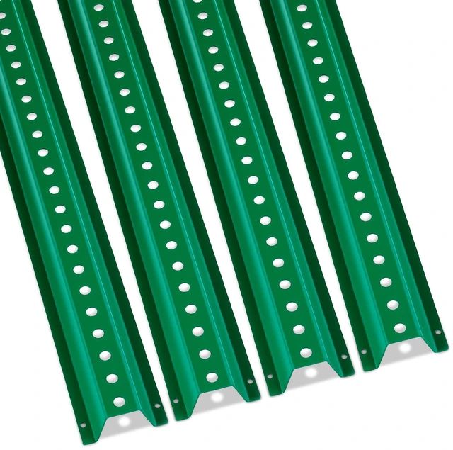 Alt view image 7 of 7 - 6FT U-Channel Sign Post, 4Pack Green Heavy Duty Steel Fixed Fence Post, Steel Fence U-Channel Sign for Garden, Courtyard, Farm or Traffic Intersection