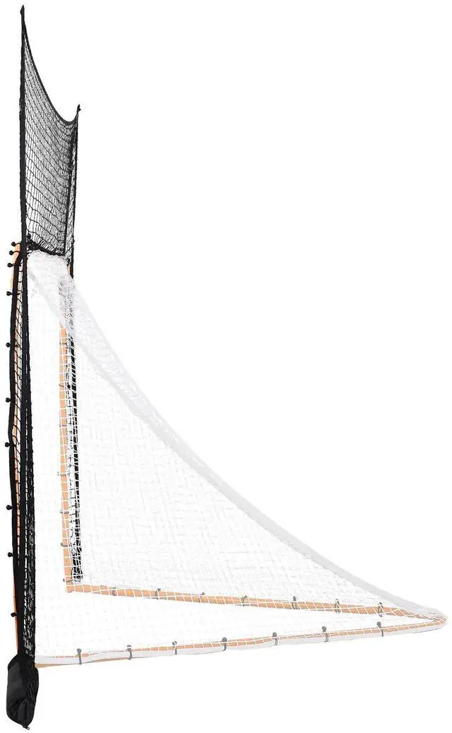 Alt view image 2 of 7 - 12x9 ft Hockey Lacrosse Goal Backstop Training Net Extended Coverage Net Only