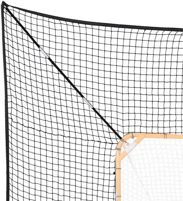 Alt view image 4 of 7 - 12x9 ft Hockey Lacrosse Goal Backstop Training Net Extended Coverage Net Only