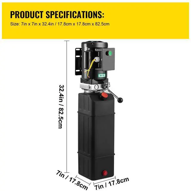 Alt view image 5 of 7 - Hydraulic Pump 2950 PSI 60HZ Hydraulic Power Unit 3 HP 220V Hydraulic Power Pack for 2 & 4 Post Lifts Car Lift Hydraulic Power Unit with 3.5 Gallon Reservoir
